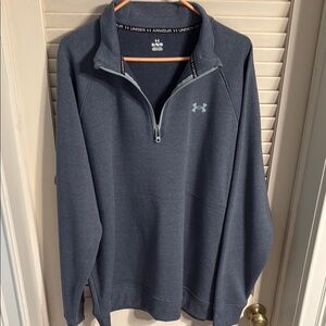 Under Armour Blue Quarter-Zip Pullover SIZE XL